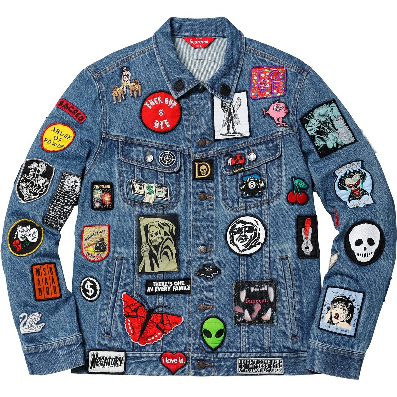 Patches Denim Trucker Jacket view 8
